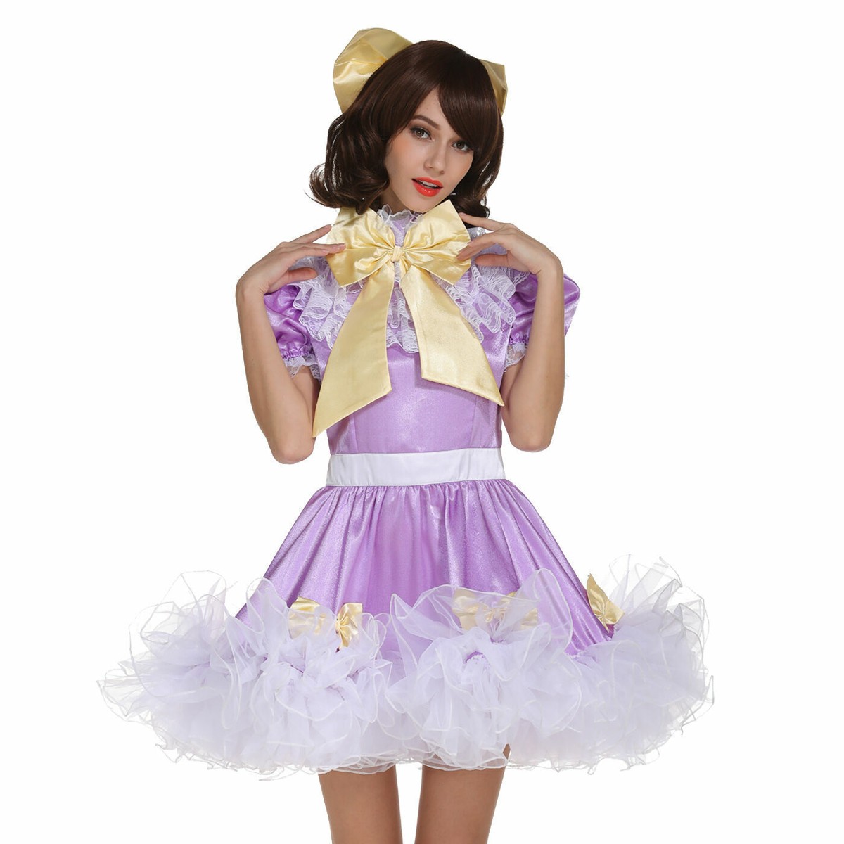 purple maid dress Tokyo Mew Mew Zakuro Fujiwara Maid Cosplay Costume
