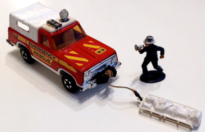 PLYMOUTH TRAIL DUSTER EMERGENCY RESCUE MATCHBOX SUPER KINGS K-65 ENGLAND 1978