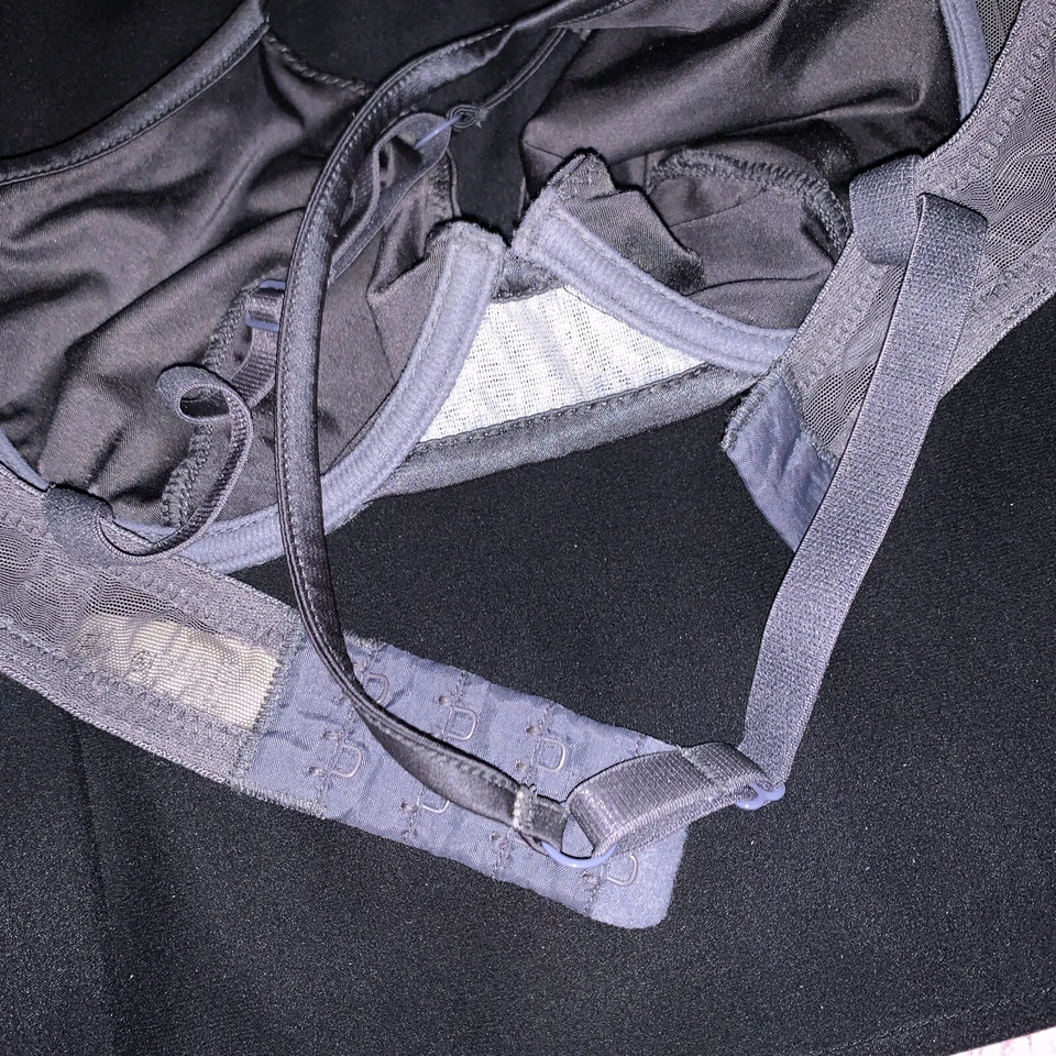 La Perla Studio Bra Unlined Underwire Size 32 Black Life Left - Image 4 of 4