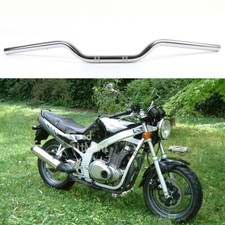 Motorcycle 7/8" 22mm Chrome Handlebars Drag Bars For Suzuki GS500F GS500E GS500