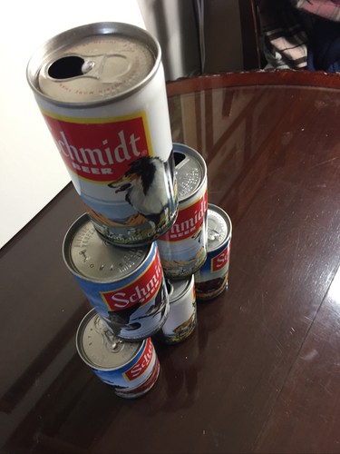 Vintage Schmidt Beer Cans, Images by LES KOUBA. , - Picture 2 of 12