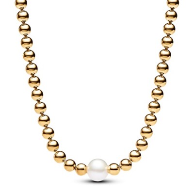 Treasure Bay Collana Girocollo In Perle D'Acqua Dolce Rosa – 8-9 Mm, Lunghezza 43 Cm, Infilata A Mano, In Scatola Regalo - 2