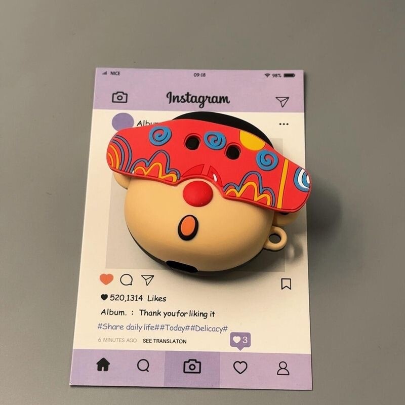 Creative Cartoon 3D Case For New Airpods 4 Pro 2 Gen Shockproof