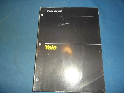 YALE ERC RA/ZA FORKLIFT LIFT TRUCK PARTS MANUAL BOOK CATALOG ITD-1513