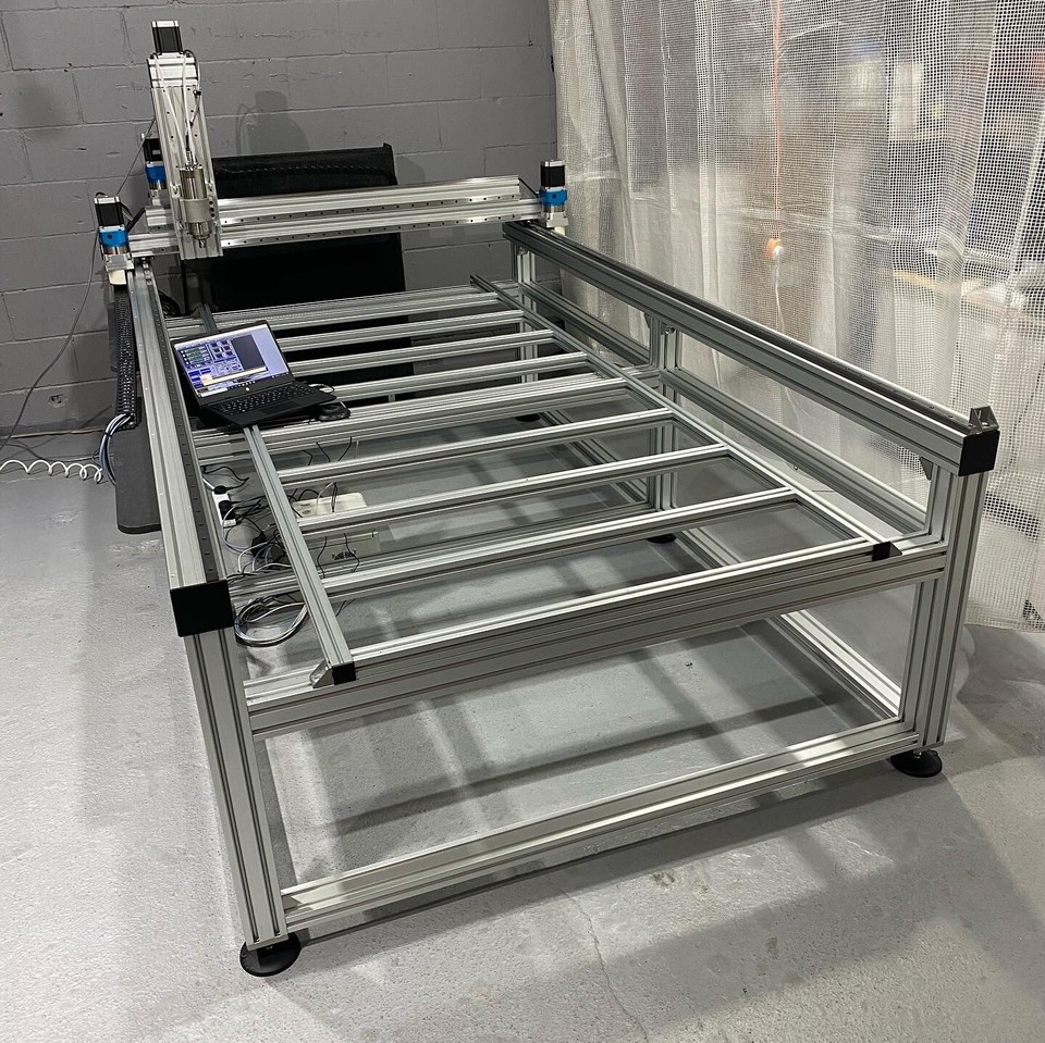 8x4 CNC Router, CNC Milling Machine, Aluminium Extrusion CNC ...