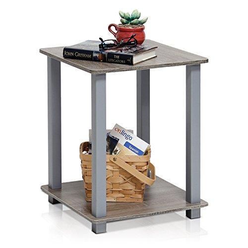 Furinno 12127GYW/GY Simplistic End Table, French Oak Grey, Set of 2 eBay