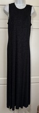 Vintage 90s Ronni Nicole Evening Gown Dress Black Sparkle Whimsigoth Witchy 10