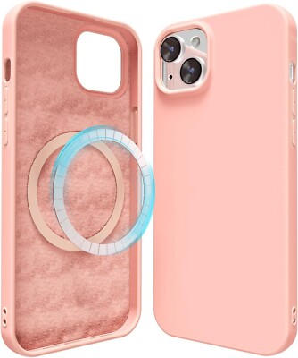 High Grade Magnetic Liquid Gel Silicone Case Compatible with Samsung iPhone13