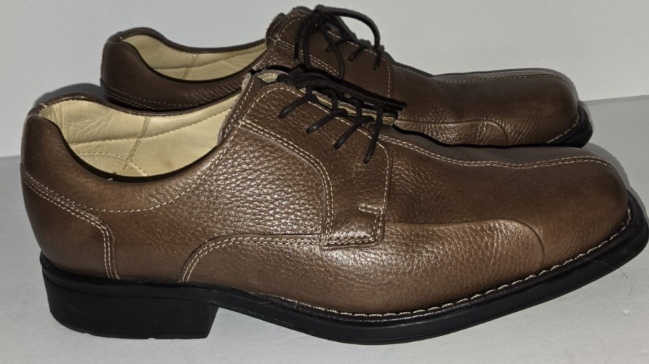 SAOLA Scarpe eleganti Oxford da uomo Belvedere Studio Bay Bridge in pelle marrone taglia 8 5 EEE