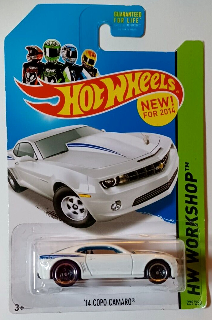 2014 Hot Wheels 💥'14 Copo Camaro💥 White HW Workshop 229/250