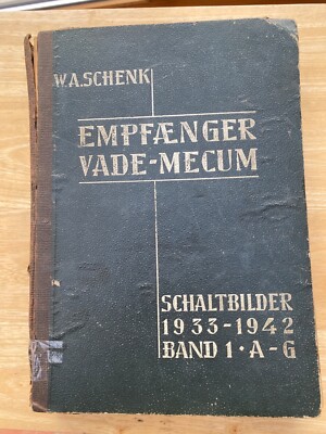 Empfänger  Vade-Mecum von WA Schenk Band 1, 2 und 3 gebundene Ausgabe