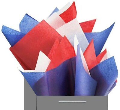 Union Jack rot weiß blau säurefreies Seidenpapier Geschenkblätter 50 x 75 cm