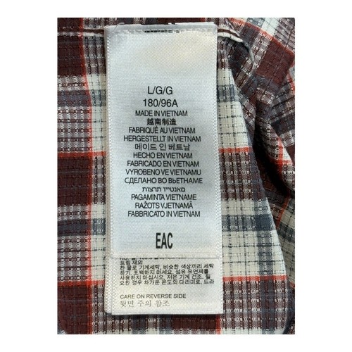 Marmot Syrocco Plaid Button Up Short Sleeve Hiking Shirt Outdoor Men Size Large - Bild 8 von 11