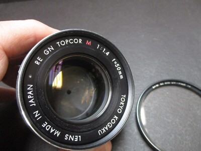 TOKYO KOGAKU RE GN TOPCOR 50mm F1.8
