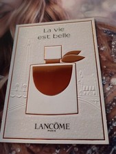 Lancome La vie est belle Duftkarte Parfum Duftprobe Liquatouch Paris Eiffelturm