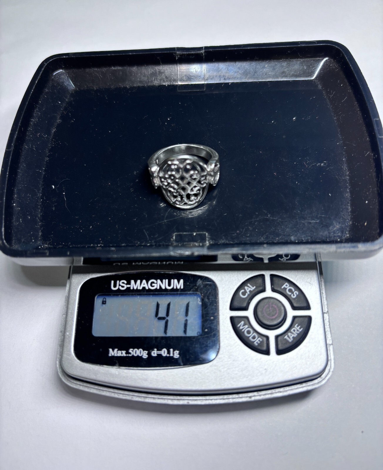 Sterling Silver Celtic Knot Statement Ring 4.1g S… - image 6