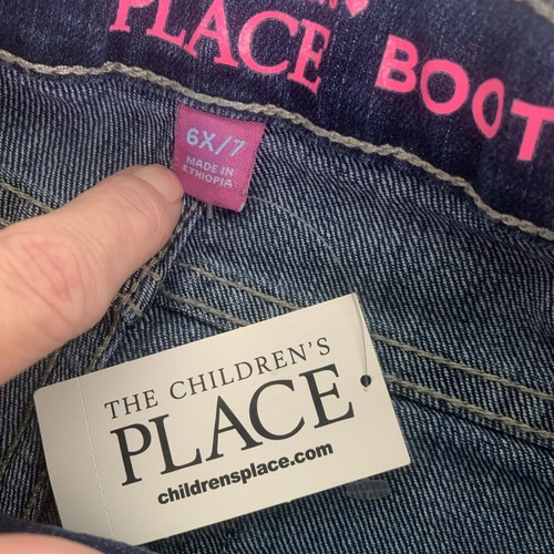 The Children's Place Bootcut Jeans Girl's 6X/7 Adjustable Waist Stretch $19.50 - Picture 7 of 15