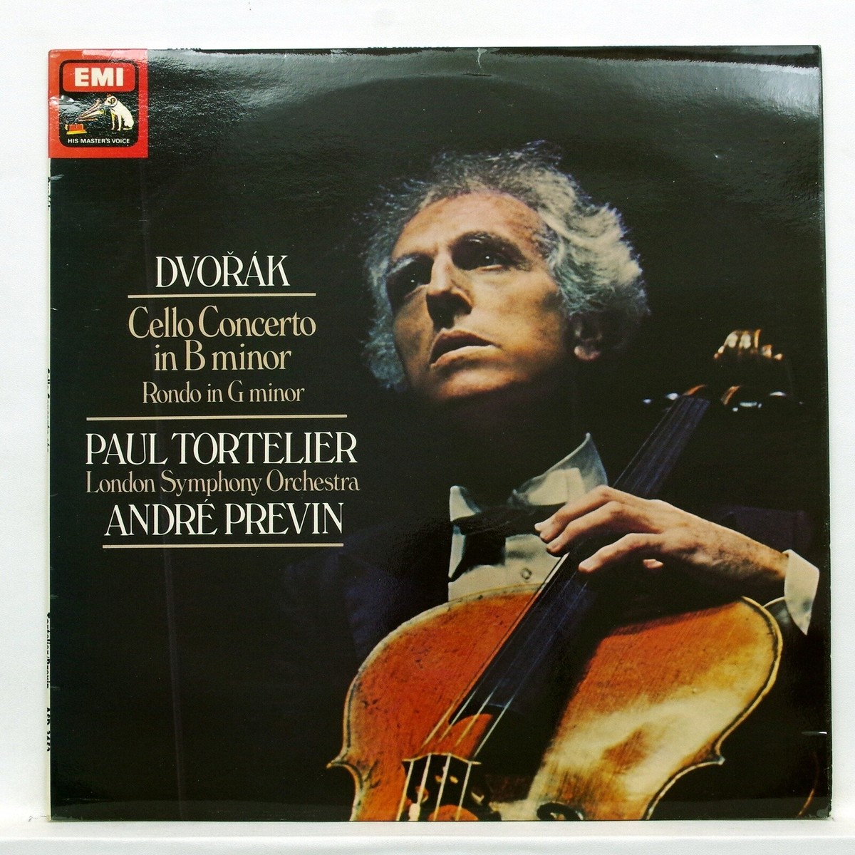 ASD 3652 PAUL TORTELIER, PREVIN - DVORAK cello concerto, rondo EMI