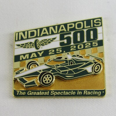 2025 Indianapolis 500 Car Mount Collector Lapel Pin 109TH Running IMS Souvenir