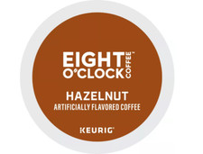EIGHT O' CLOCK HAZELNUT COFFEE KCUP PODS 10CT