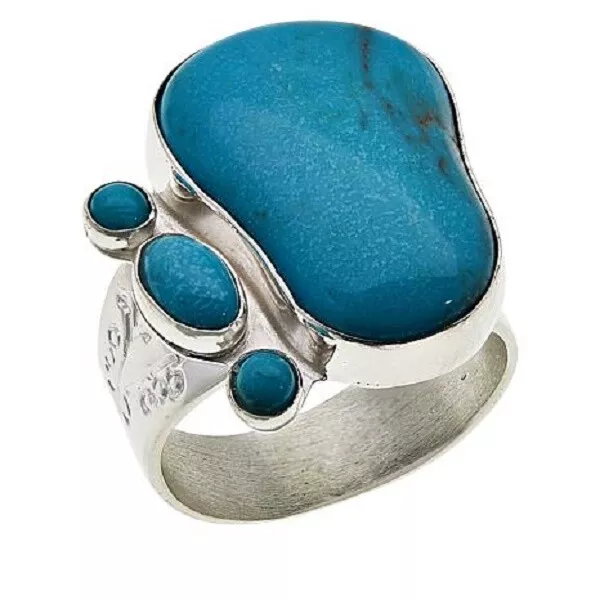 Hsn jay king turquoise rings top
