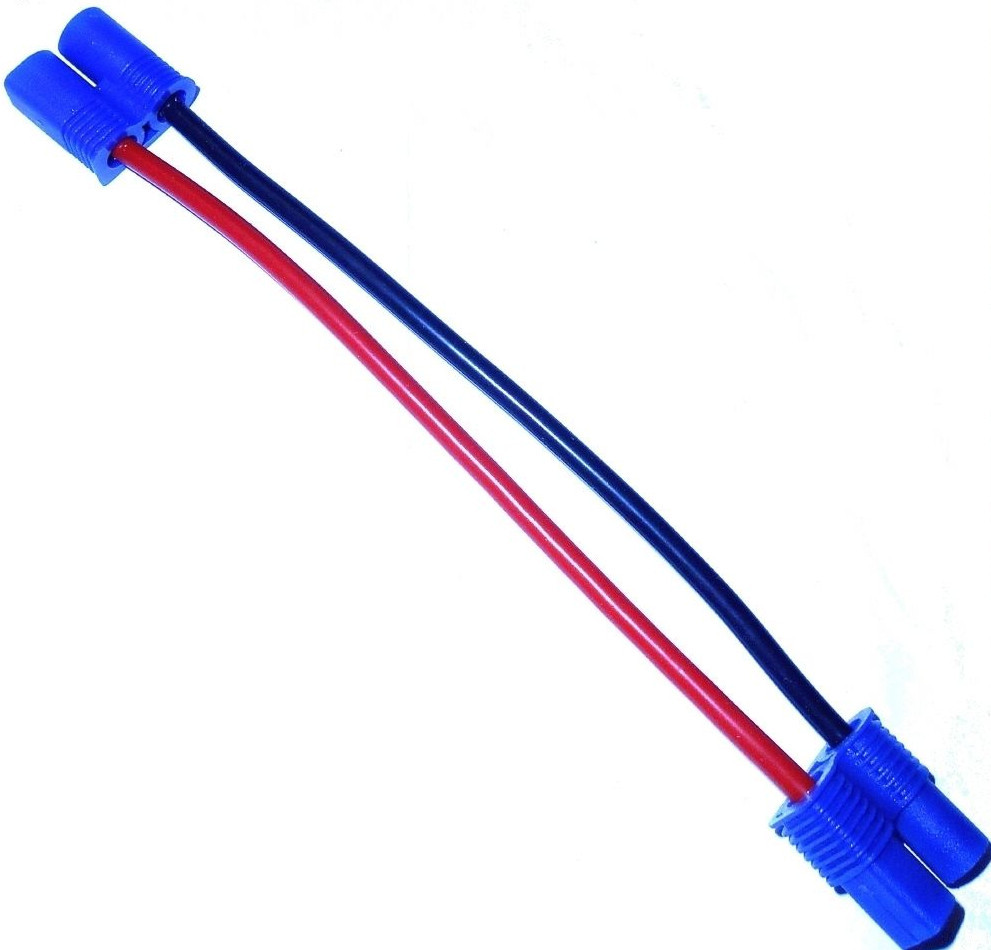 C8012 Male to Female EC3 Compatible Plug Extension Cable Wire 10cm Long 16 AWG