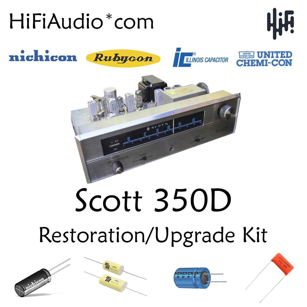 Scott 350D tube receiver tuner restoration repair service re