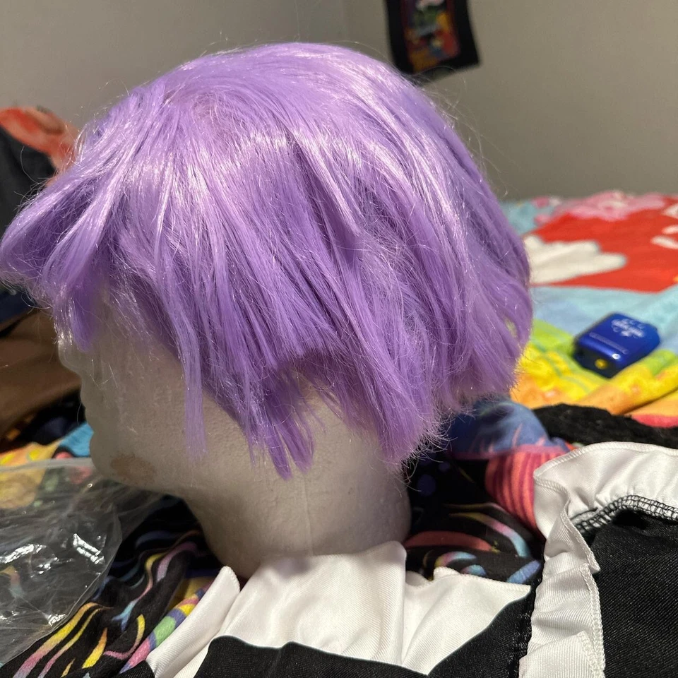 Peluca cosplay Tohru Kunikida mentiroso mentiroso videojuego Foto 2 de 4