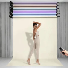 Motorized 6-Roller Backdrop Support System Wall Mount Photo Video w/ Remote NEW