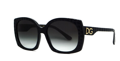 Dolce and Gabbana Women's Large Sunglasses DG4385 Butterfly Leopard Gradient