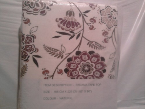 Curtains Ready Made Tape Top Pencil Pleat Floral 65 x 54 65 x 90 Bedroom - Picture 2 of 3