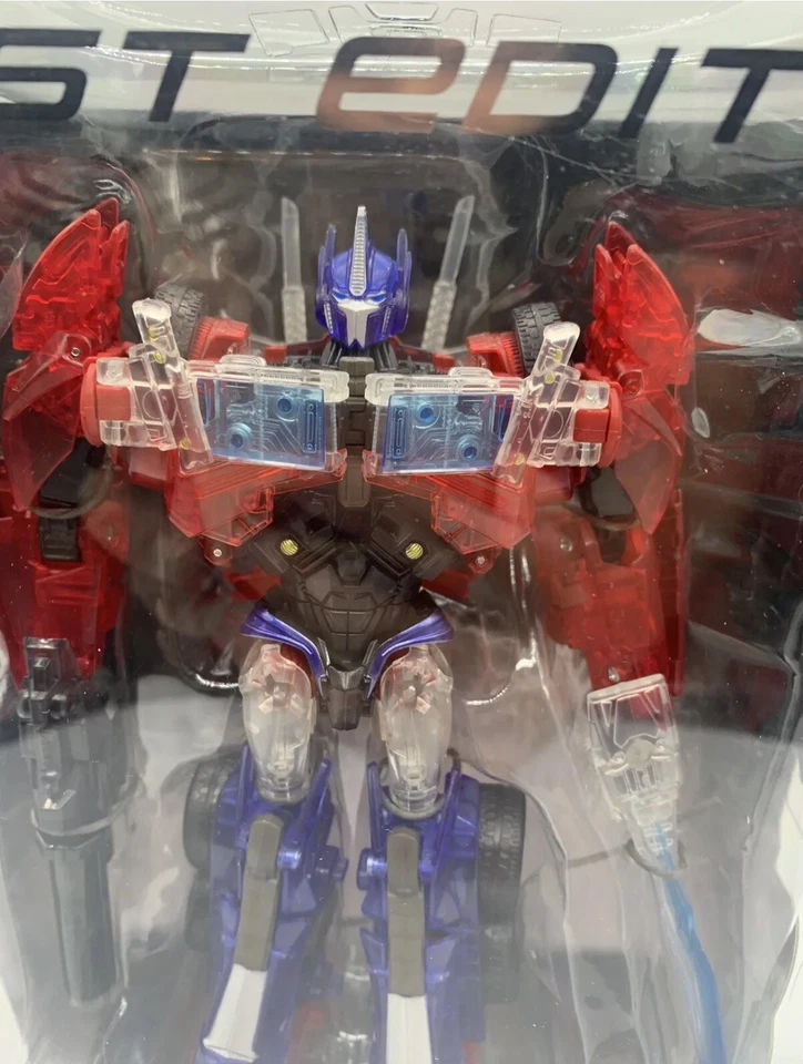 Takara Tomy Transformers Prime First Edition Voyager Optimus Prime Clear Ver. - Image 2 of 3