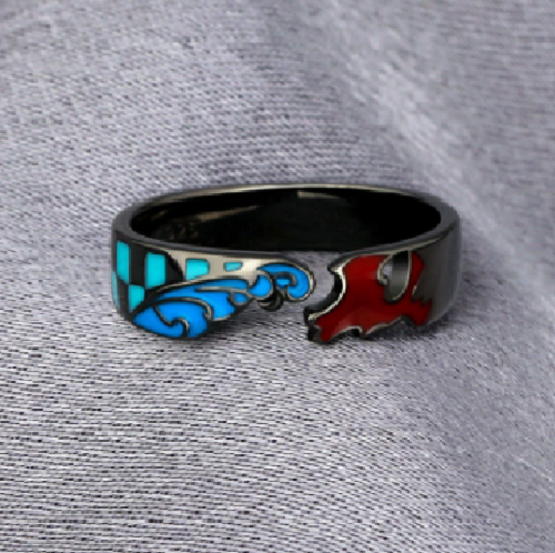 Demon Slayer Tanjiro Inspired Ring with Adjustable Sizing New Toy  - Picture 1 of 5