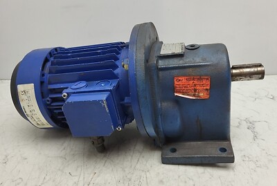 ABB MU80B19-4 MK129060-S Ac Motor w/ Rossi MR-21-50PC1A Gear Reducer 6,5