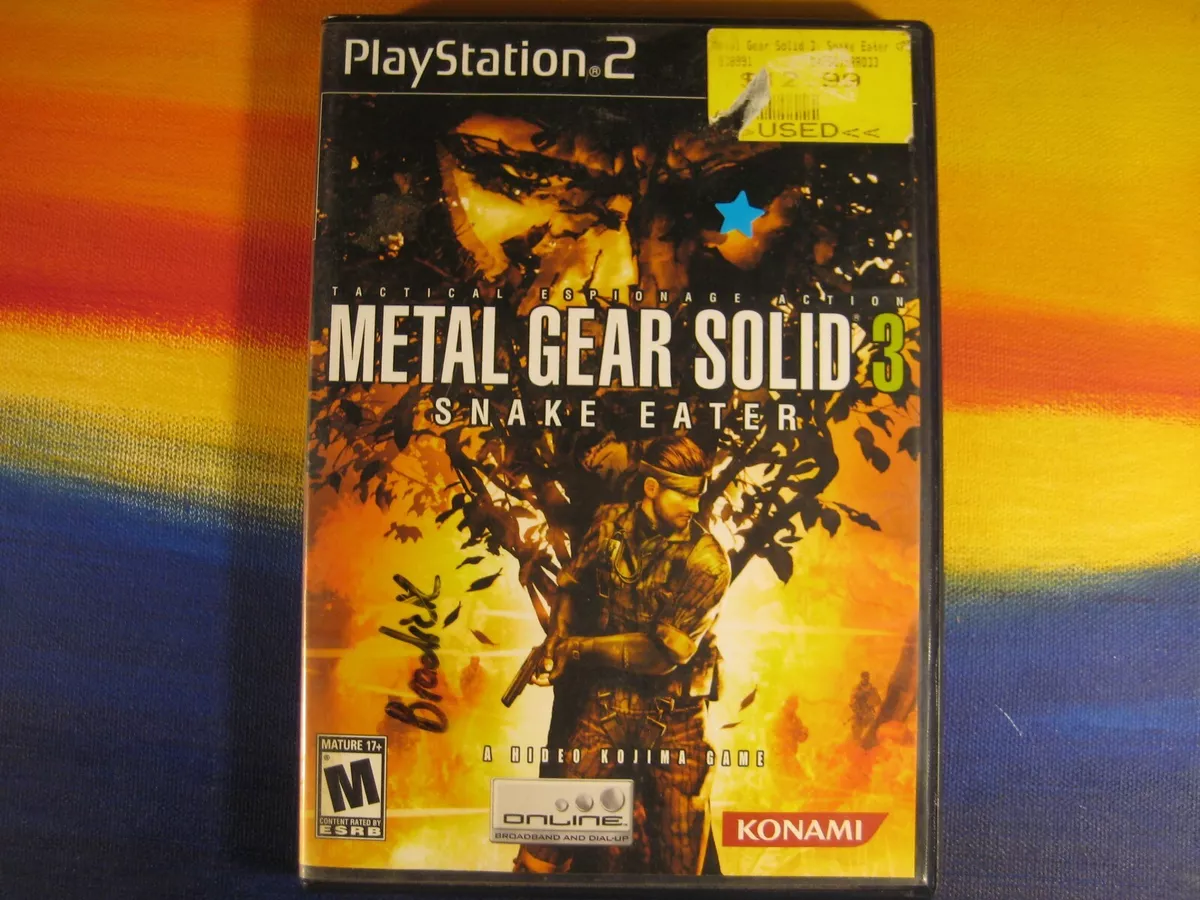 Metal Gear Solid 3 Snake Eater - PlayStation 2