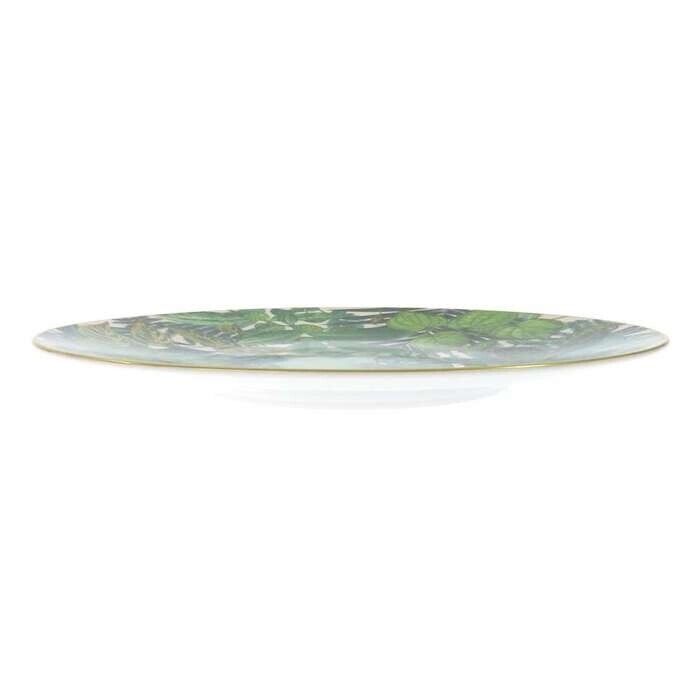 Hermes Passifolia Sarving Plate Green Botanical Tableware Hermes Passifolia Sarving Plate Green Botanical Tableware