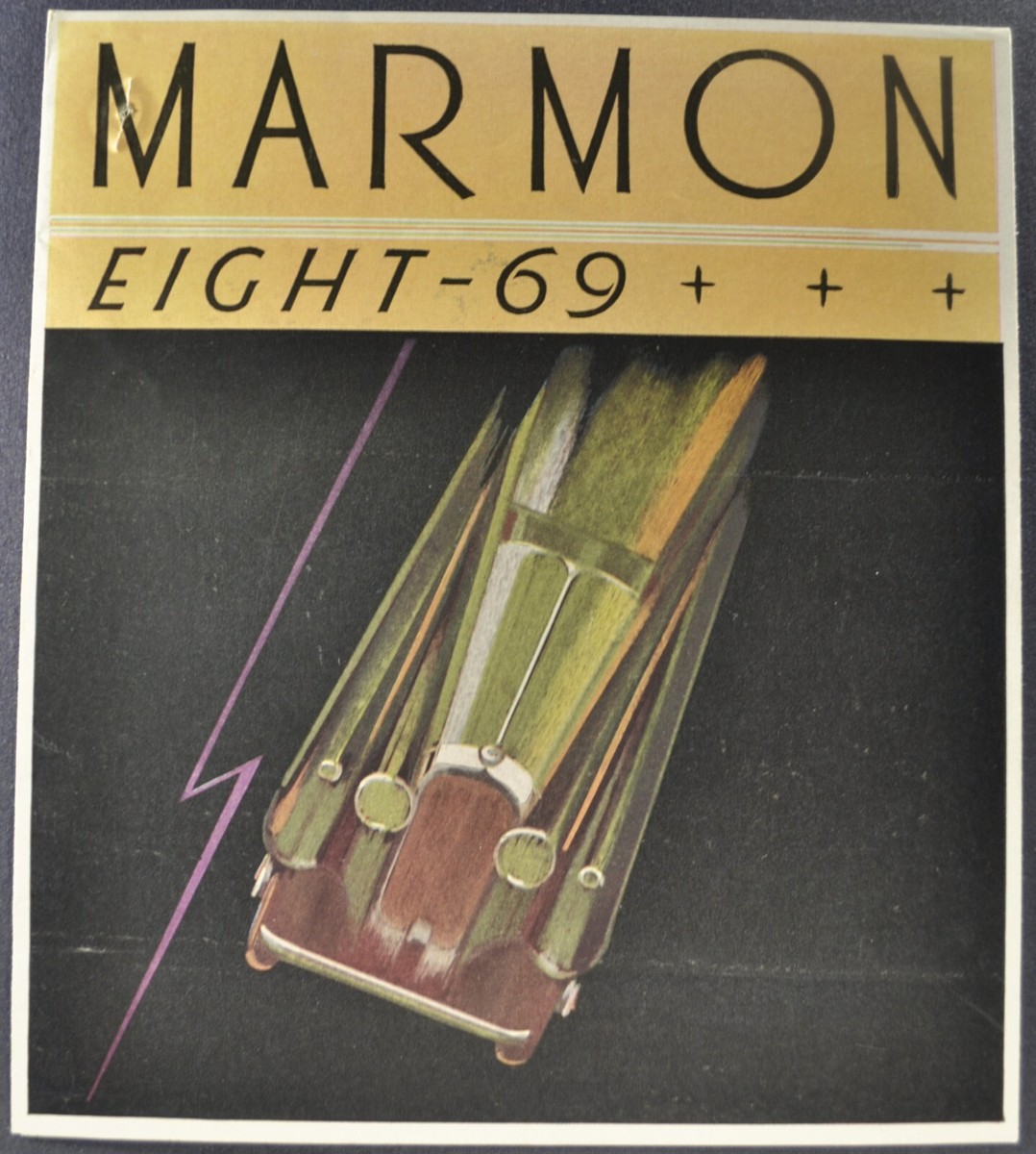 1930 Marmon Eight-69 Brochure Folder 8-69 Convertible Coupe Sedan