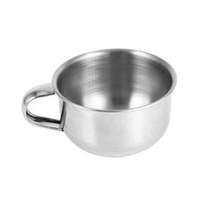 Shaving Soap Bowl Cup, Man Shaving Soap Bowl, 3.4inch Stainless Steel Soap Bo...