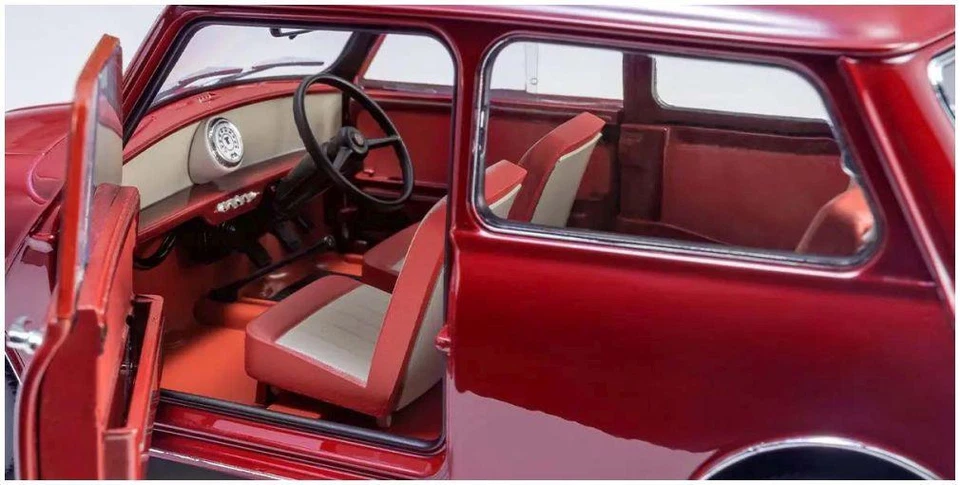 Morris Mini Minor rojo escala 1:18 Kyosho Foto 4 de 4