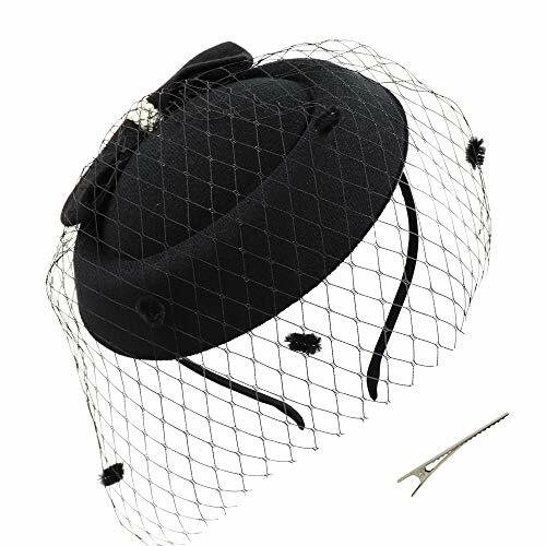 Buy Umeepar Pillbox Fascinator Hat for 