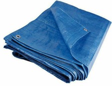 TARPAULIN TENT SHED WATERPROOF CAMPING COVER SHEET BLUE GREEN 10x8, 9x6 12x8 6x4