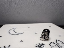 Genuine Pandora Black Enamel Penguine charm Silver Ale 925 VGC