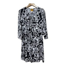 Ruby Rd Womens Dress Size L Textured Floral Work Fall Casual Office