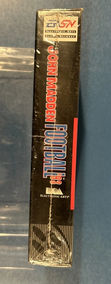RARE 1992 Super Nintendo John Madden Football ’93 – Factory Sealed - Image 4 of 4