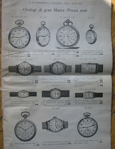 CATALOGO CRESCENZO OROLOGI 1937 LONGINES ZENITH WILLE ROSKOPF SVEGLIA  TOPOLINO | eBay