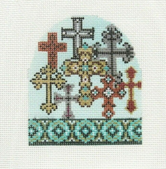 Jude Designs Entire 12 Days of Christmas Series Handpainted Needlepoint