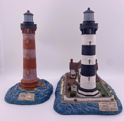 Harbour Lights Morris Island (Then 189 & Now 190) SC Matched Set LE 1693 of 9500