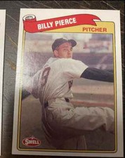 1989 SWELL BASEBALL GREATS BILLY PIERCE CHICAGO WHITE SOX #57