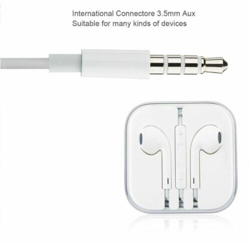 Genuine Apple EarPods For iPhone 6 5 5S SE Headphone Earphone Handsfree With Mic - Picture 5 of 8