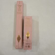 Charlotte Tilbury Pillow Talk Lip Cheat and PT Medium Lipstick Full Size New